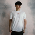 T-Shirt Regular Naruto Shippuden™ [Akatsuki Rogue Signs] · Blanc