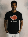 T-Shirt Regular Naruto Shippuden™ [Nuage Akatsuki] · Noir