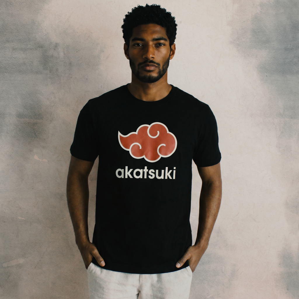 T-Shirt Regular Naruto Shippuden™ [Nuage Akatsuki] · Noir