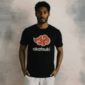 T-Shirt Regular Naruto Shippuden™ [Nuage Akatsuki] · Noir