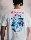 T-Shirt Regular Mega Man™ [Print Dos Retro] · Blanc