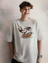 T-Shirt Oversized Street Fighter™ [Ryu] · Beige