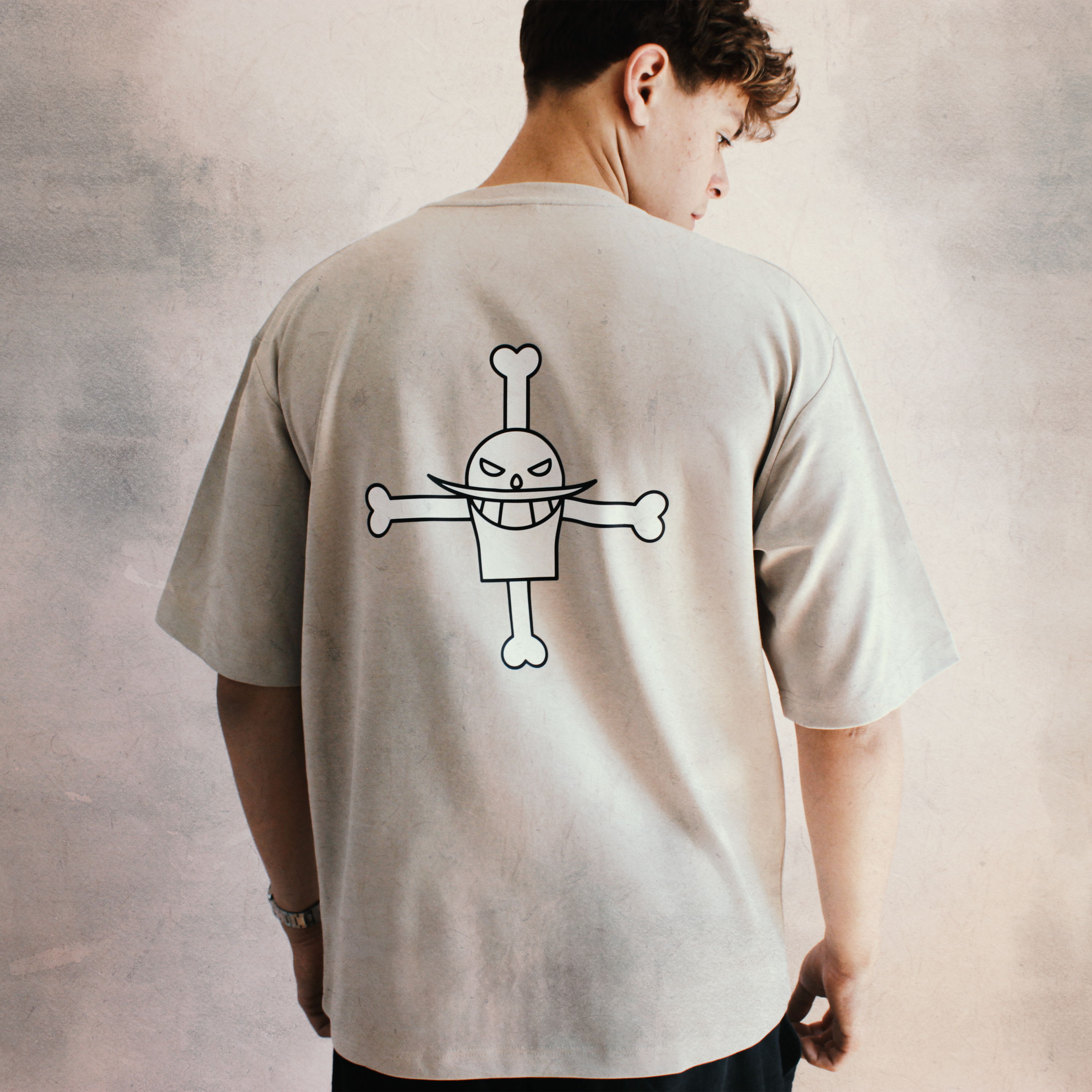 T-Shirt Oversized One Piece™ [Ace Whitebeard] · Beige