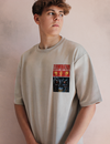T-Shirt Oversized The Terminator™ [T-800] · Beige