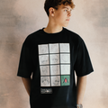 T-Shirt Oversized Hunter x Hunter™ [Portraits] · Noir