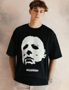 T-Shirt Oversized Halloween™ [Michael Myers] · Noir