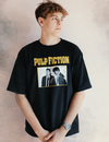 T-Shirt Oversized Pulp Fiction™ [Vincent & Jules] · Noir