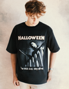 T-Shirt Oversized Halloween™ [Affiche] · Noir