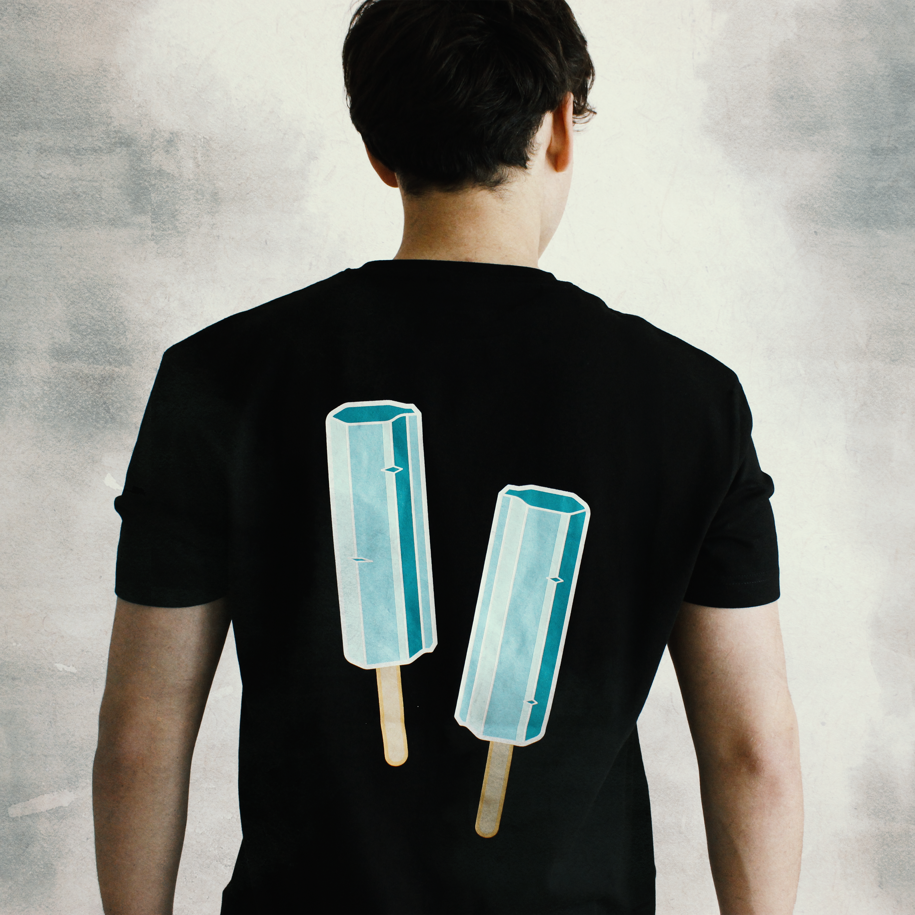 T-Shirt Regular Naruto Shippuden™ [Jiraiya Ice Cream] · Noir