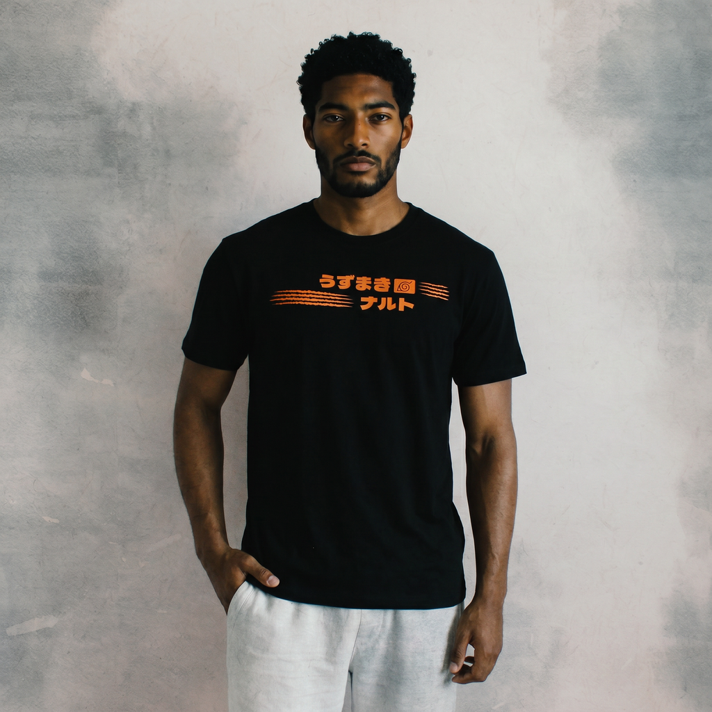 T-Shirt Regular Naruto Shippuden™ [Kyubi] · Noir