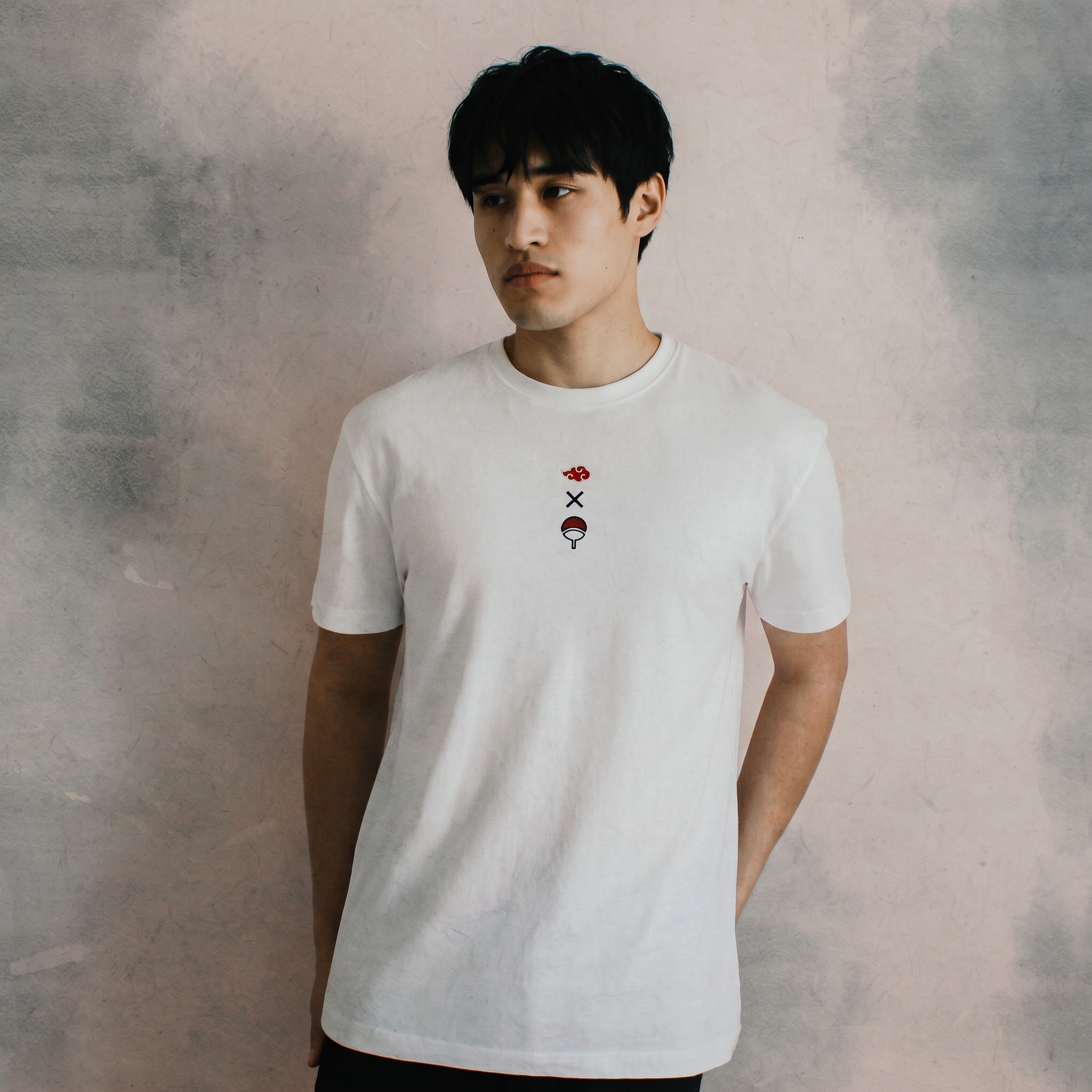 T-Shirt Regular Naruto Shippuden™ [Akatsuki × Uchiha] · Blanc