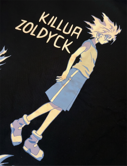 T-Shirt Hunter x Hunter™ Killua Electricity — Noir