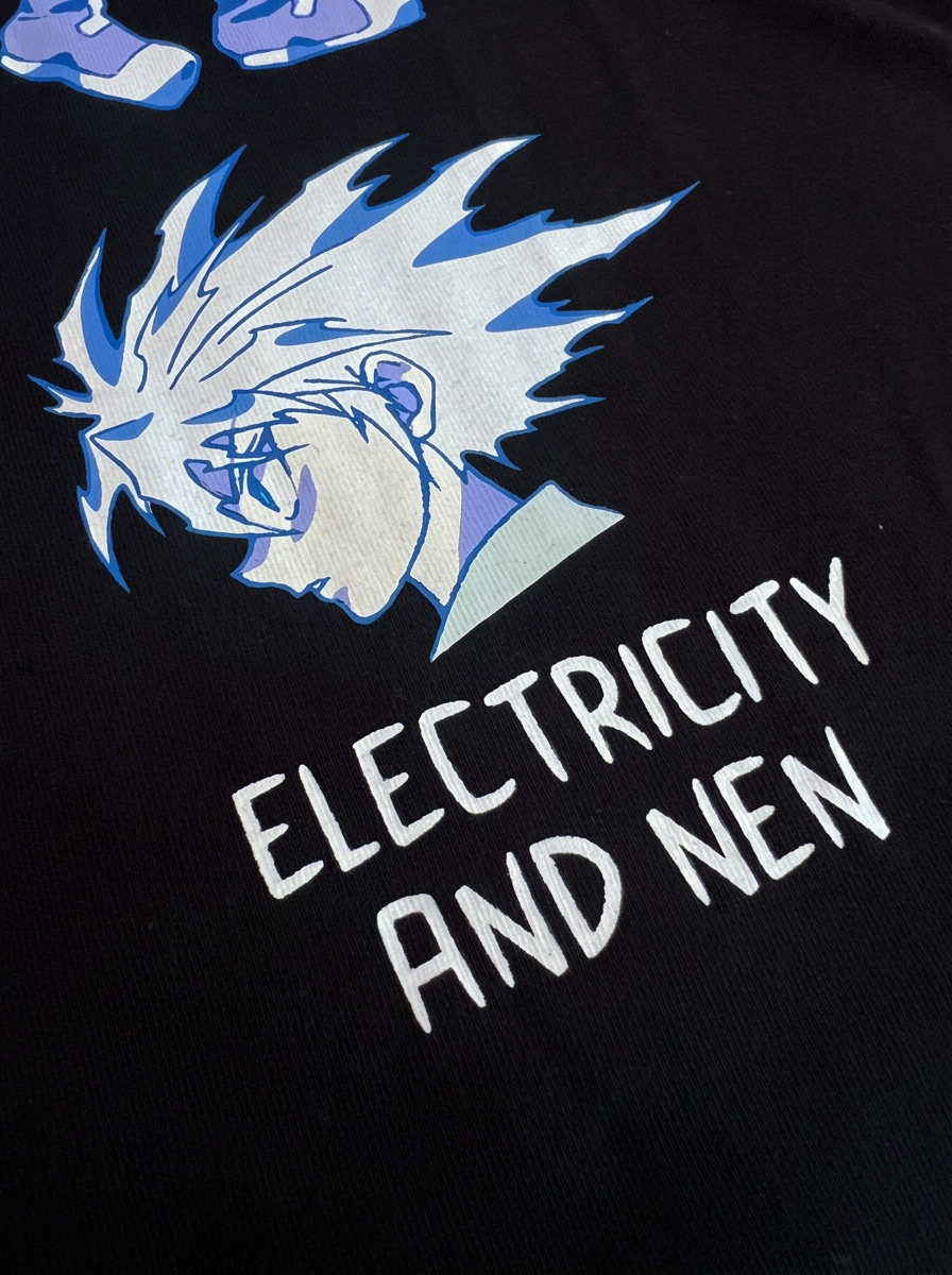 T-Shirt Hunter x Hunter™ Killua Electricity — Noir
