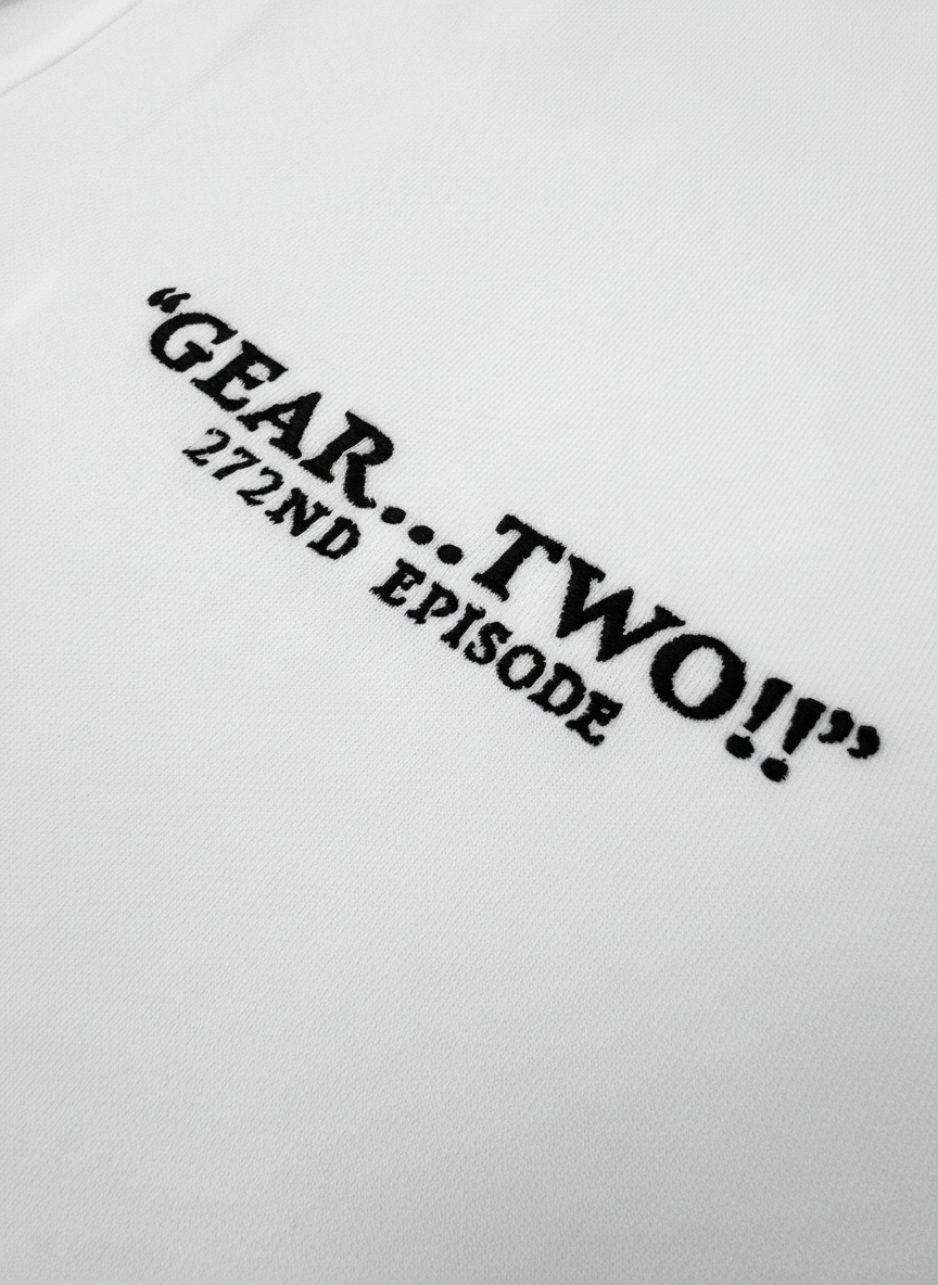 T-Shirt Regular One Piece™ [Luffy Gear Two] · Blanc