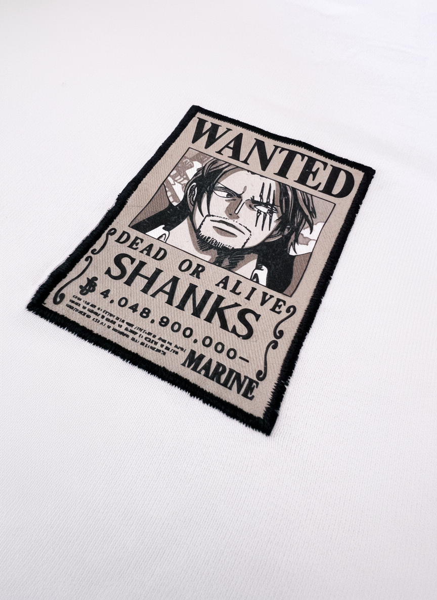 T-Shirt Regular One Piece™ [Shanks Wanted] · Blanc