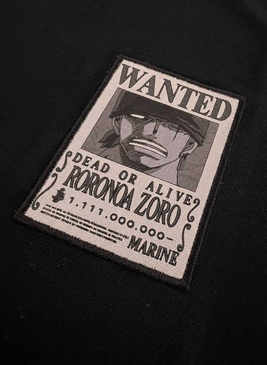 T-Shirt Regular One Piece™ [Zoro Wanted] · Noir
