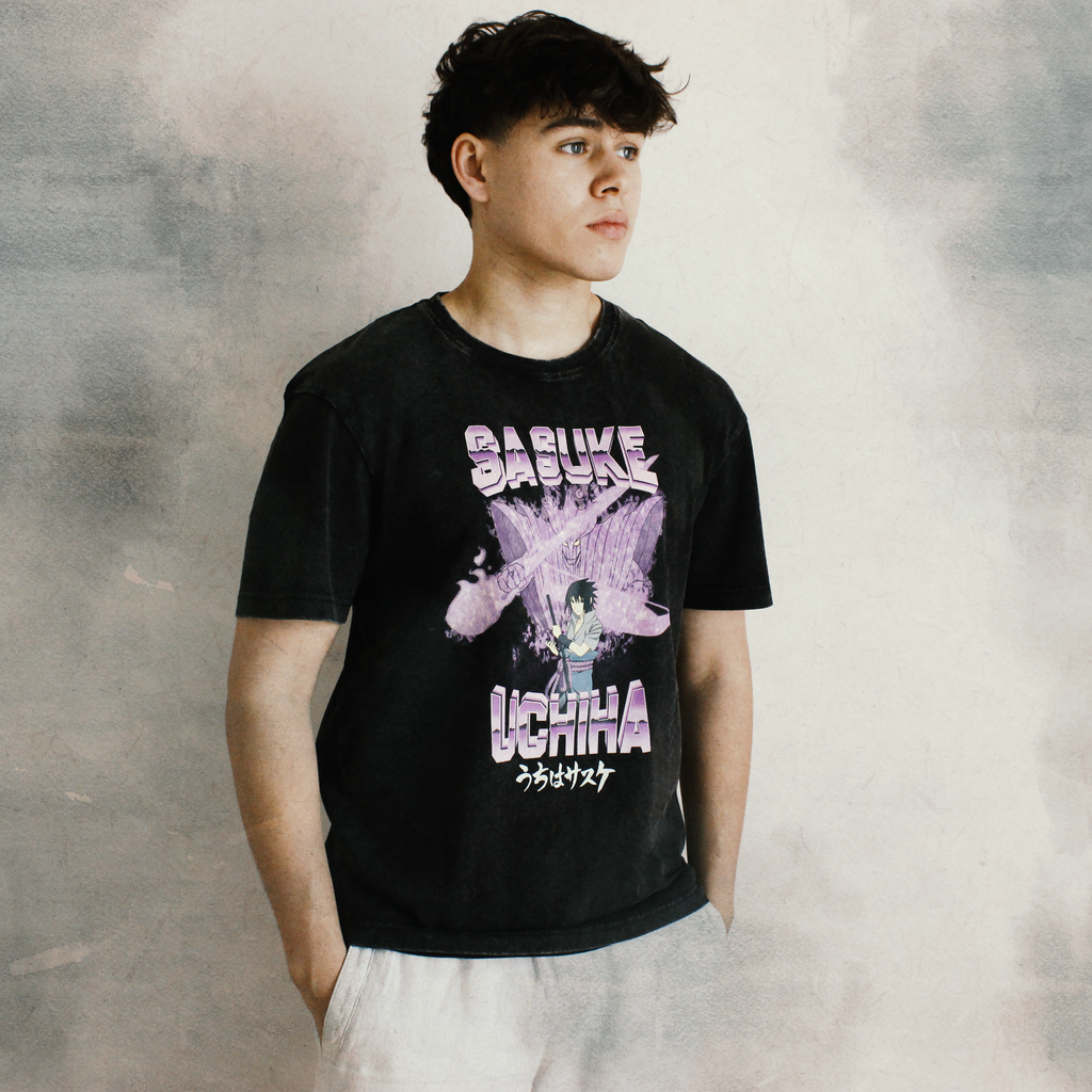 T-Shirt Regular Naruto Shippuden™ [Sasuke Susanoo] · Noir