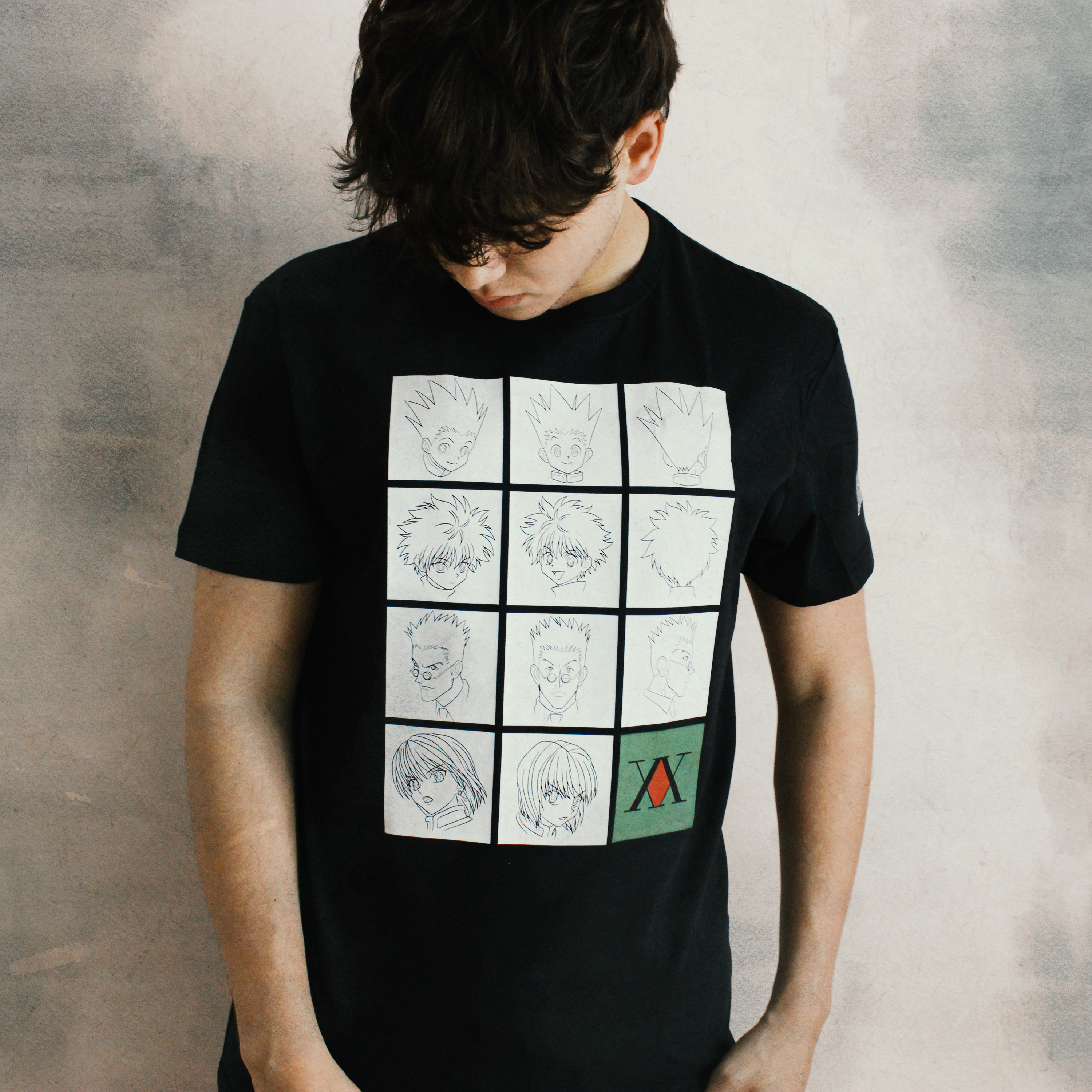 T-Shirt Regular Hunter x Hunter™ [Portraits] · Noir · Fournisseur B2B PROJO PRO