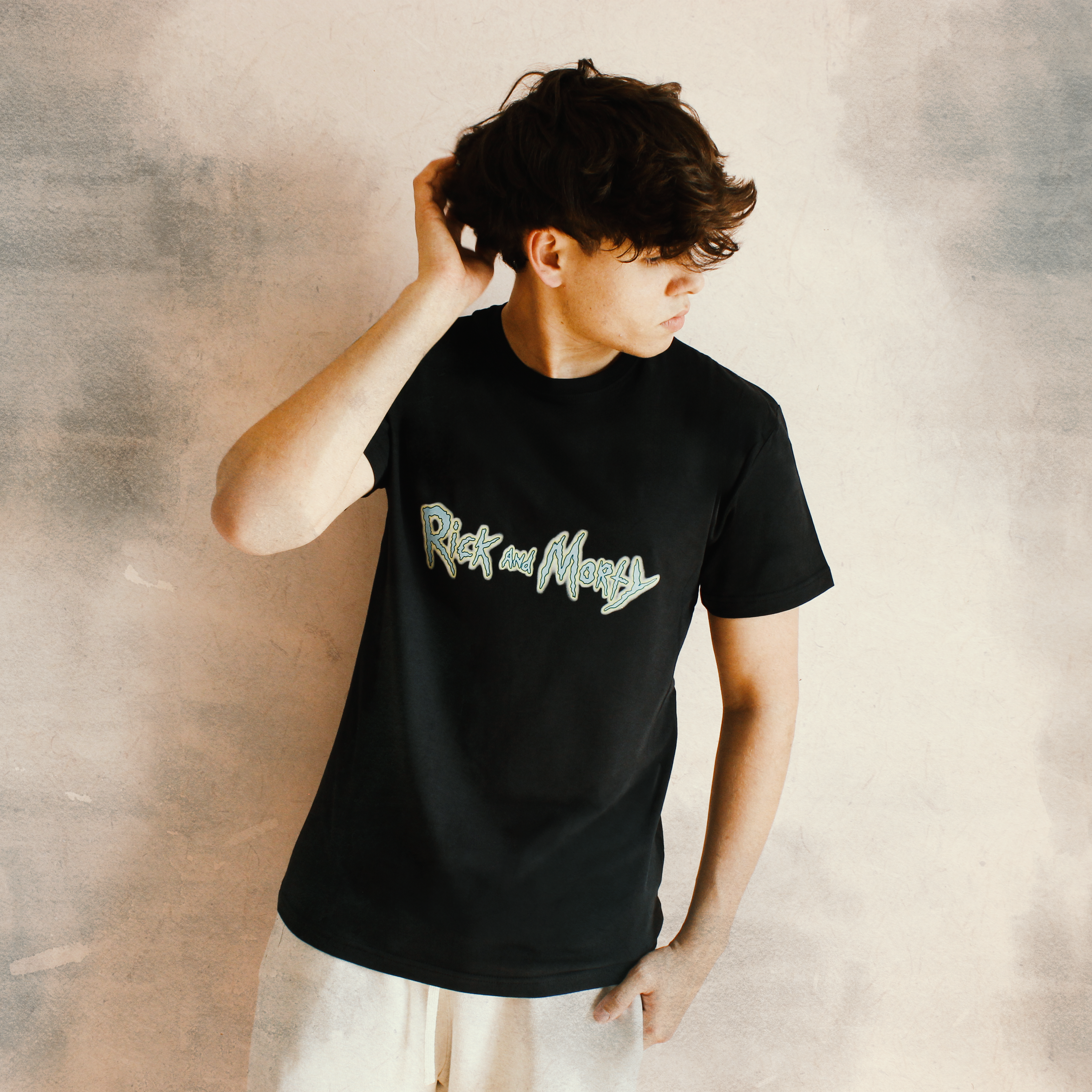 T-Shirt Regular Rick and Morty™ [Logo] · Noir · Fournisseur B2B PROJO PRO