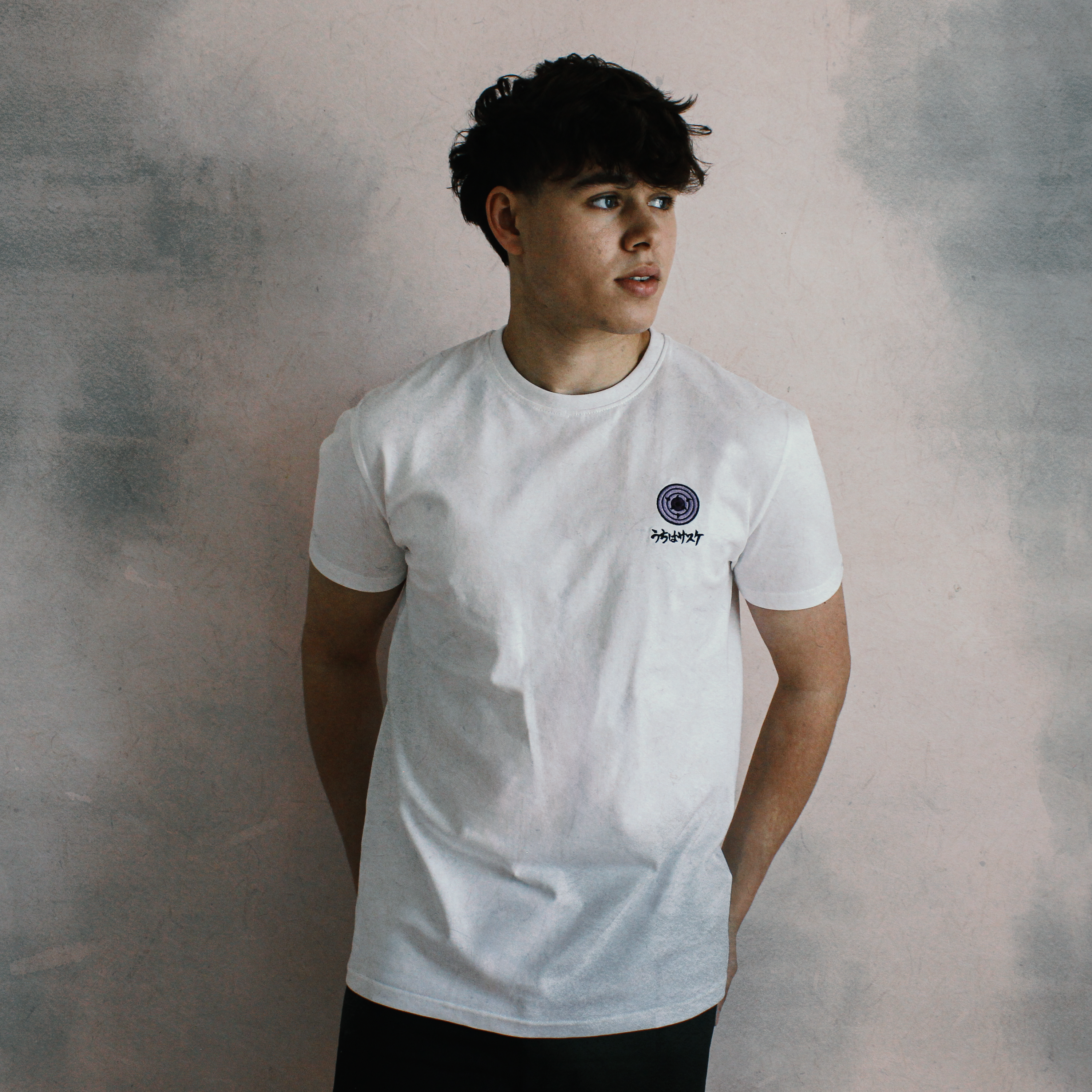T-Shirt Regular Naruto Shippuden™ [Sasuke Rinnegan] · Blanc