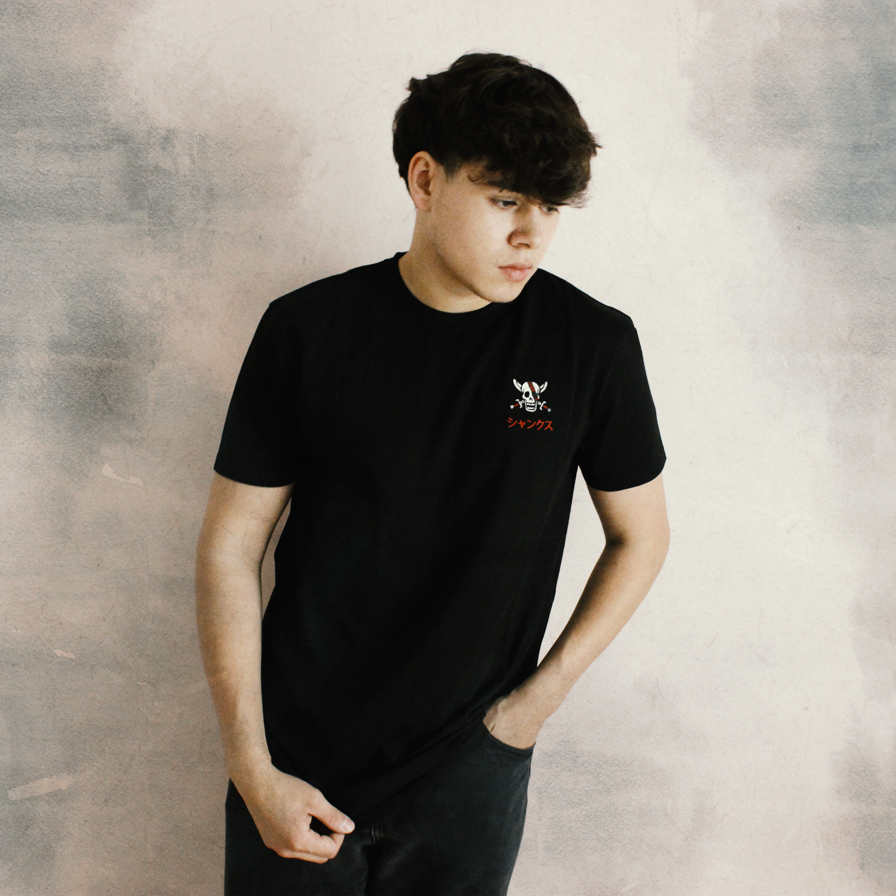 T-Shirt Regular One Piece™ [Shanks Skull] · Noir · Fournisseur B2B PROJO PRO