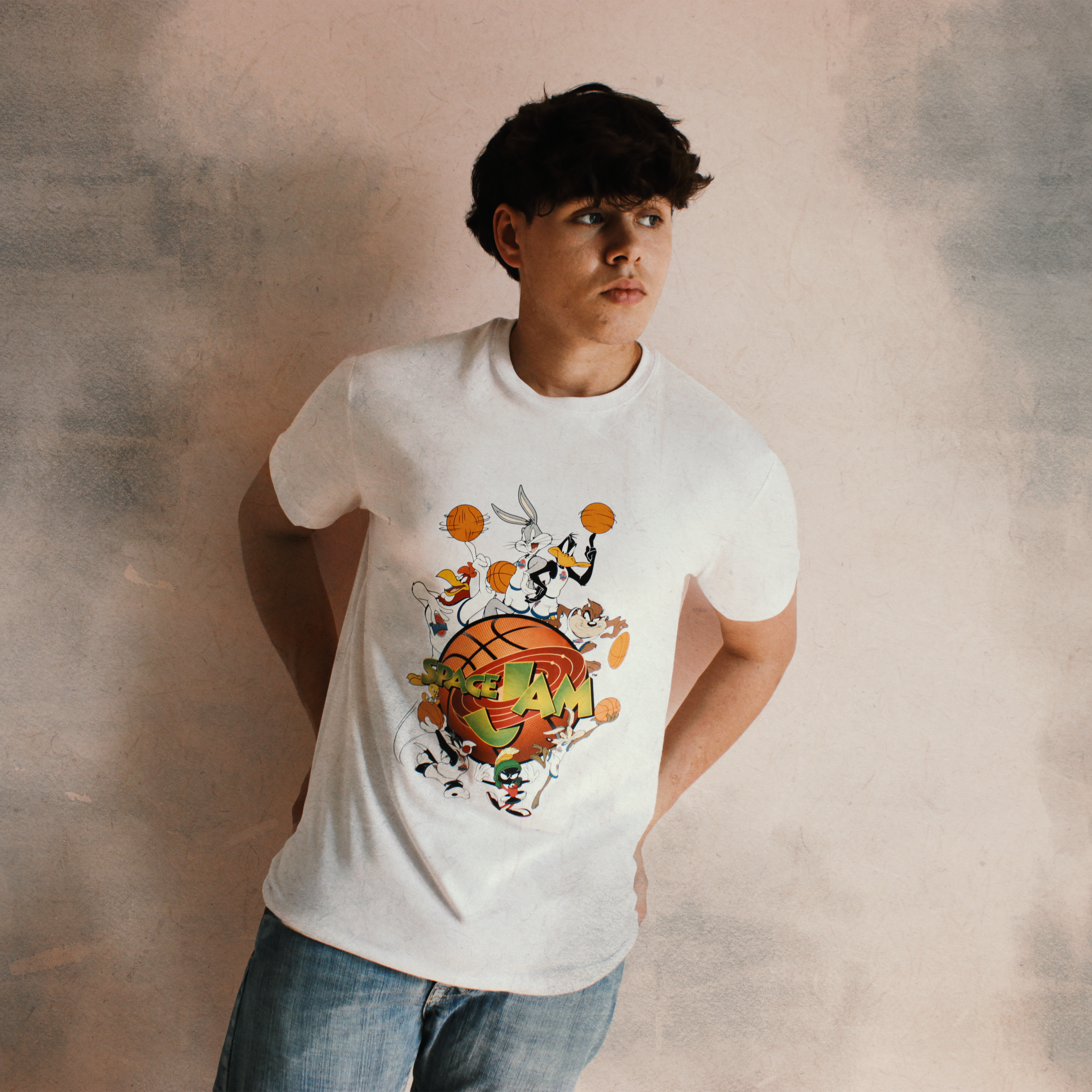 T-Shirt Regular Space Jam™ [Tune Squad] · Blanc · Fournisseur B2B PROJO PRO