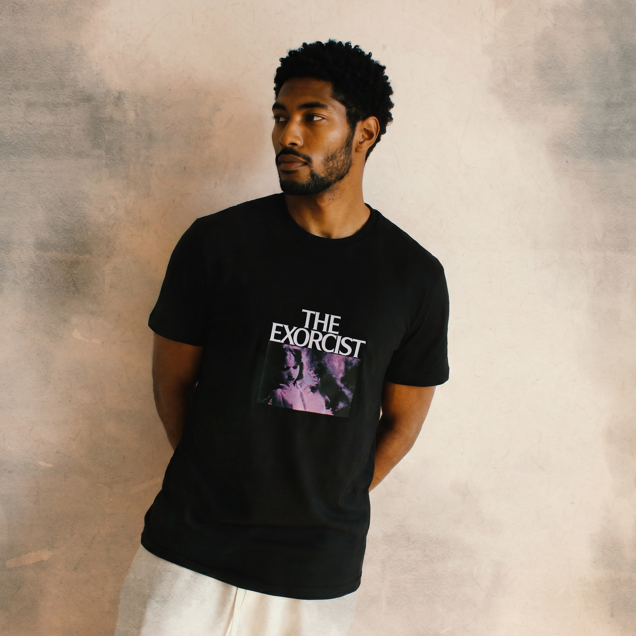 T-Shirt Regular The Exorcist™ [Affiche] · Noir · Fournisseur B2B PROJO PRO