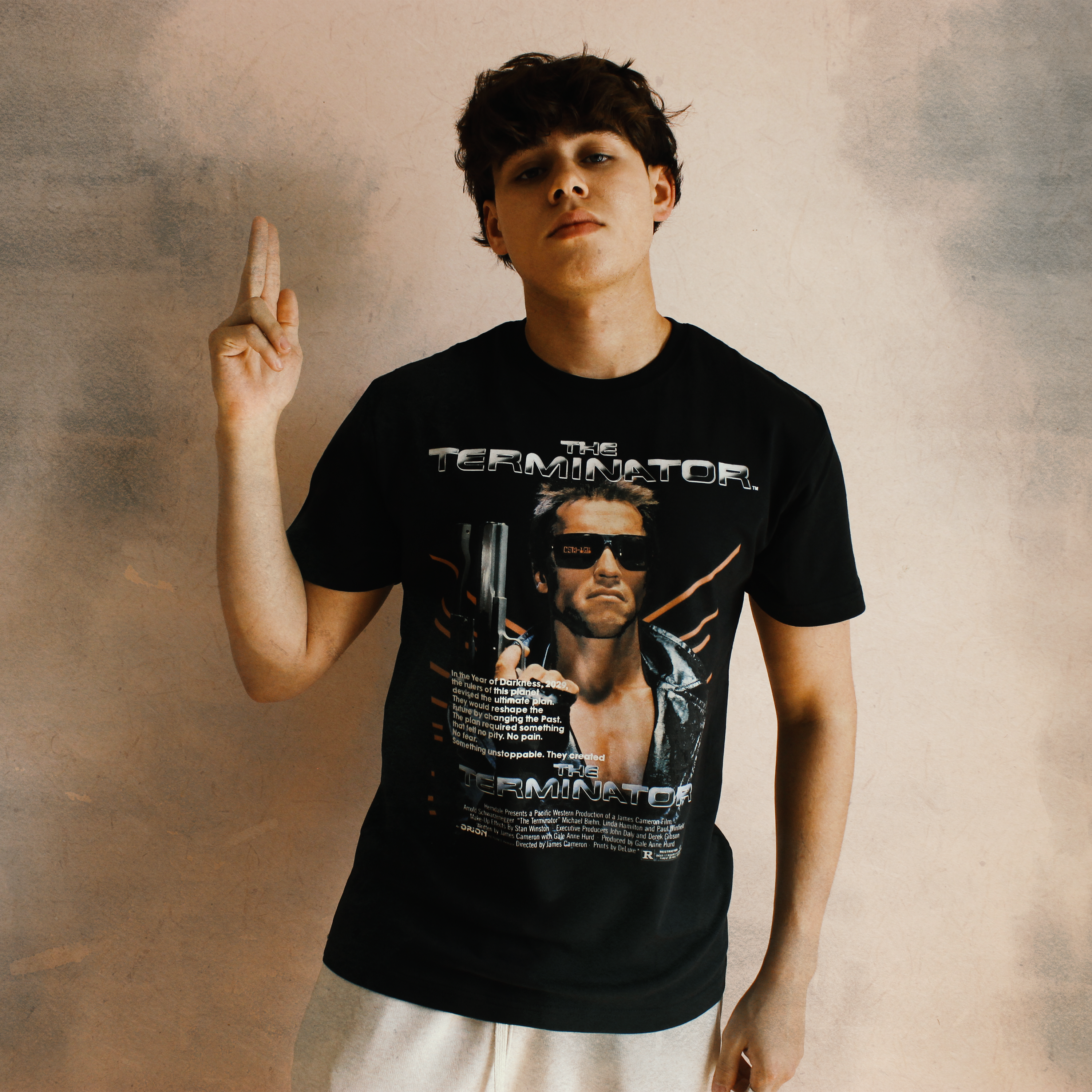 T-Shirt Regular The Terminator™ [T-800] · Noir · Fournisseur B2B PROJO PRO